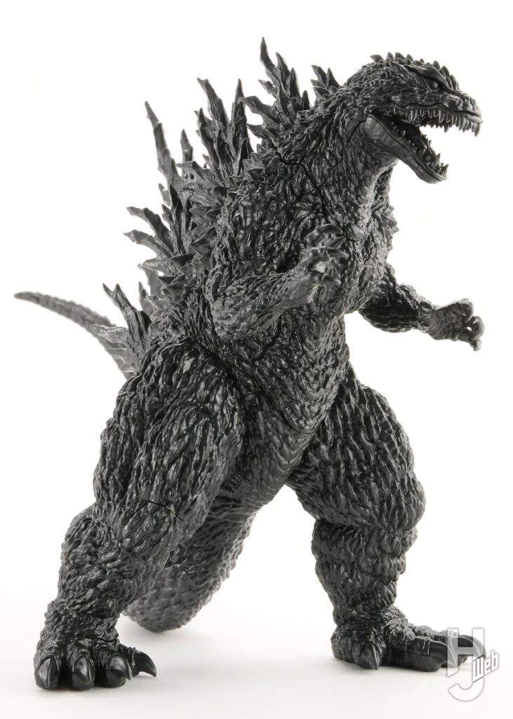 ゴジラのプラモデルの全体画像