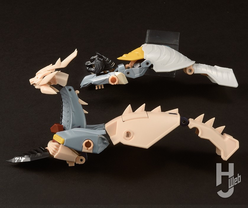 「超合金魂GX-119-龍虎王/虎龍王」虎王機変形ギミック1