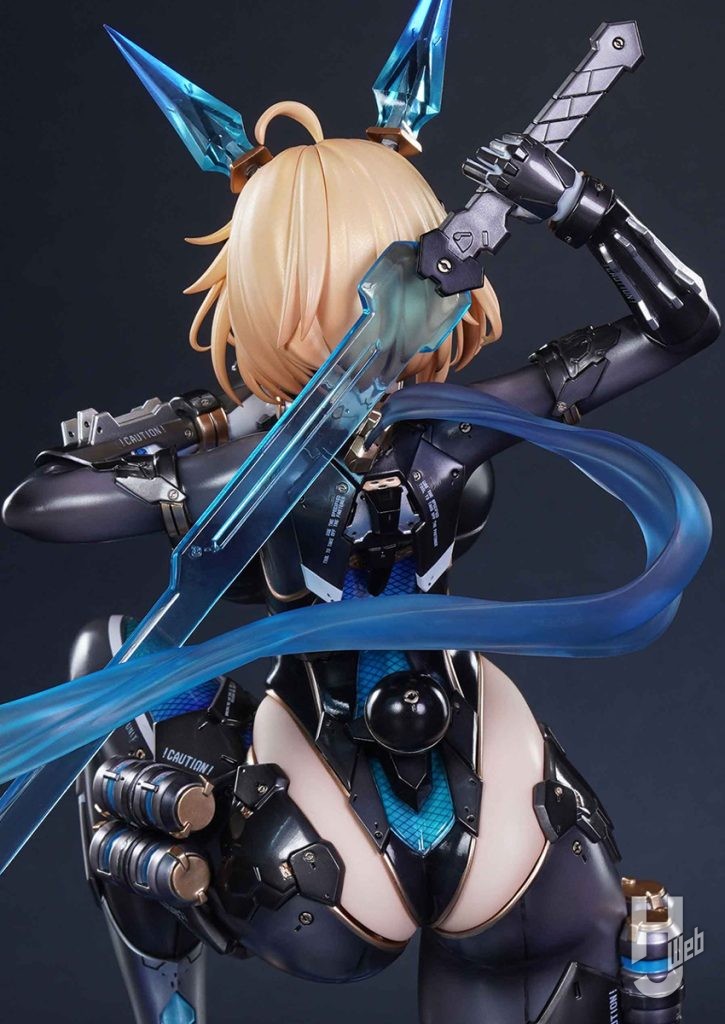 バニースーツプランニング ソフィア・F・シャーリング忍者Ver.のパーツ差し替え後の背面画像