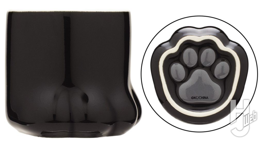 黒猫のおちょこの画像