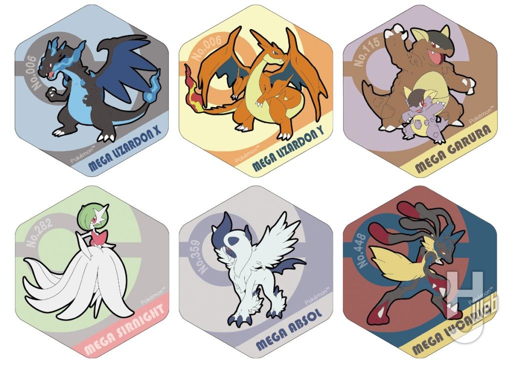 ポケモンのアクリルマグネットの画像