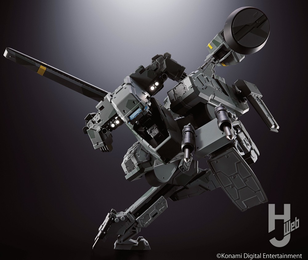 「超合金-メタルギアREX」口開閉