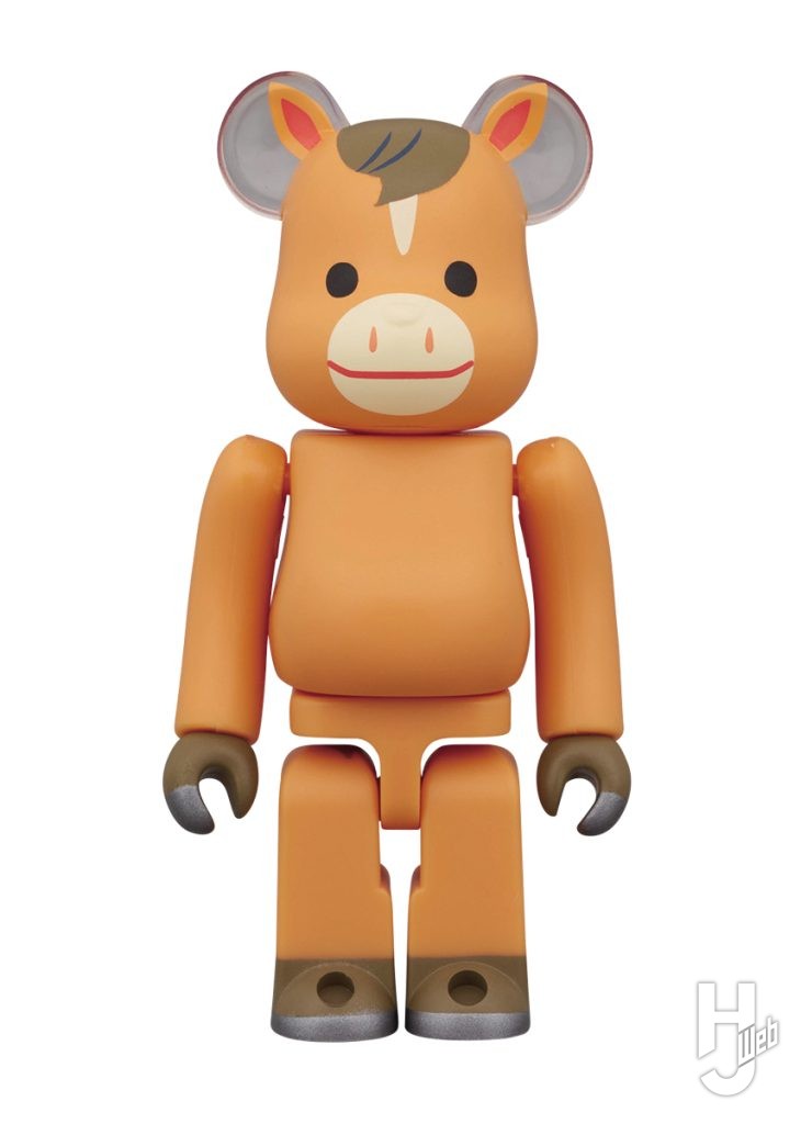 干支の午のベアブリックの画像