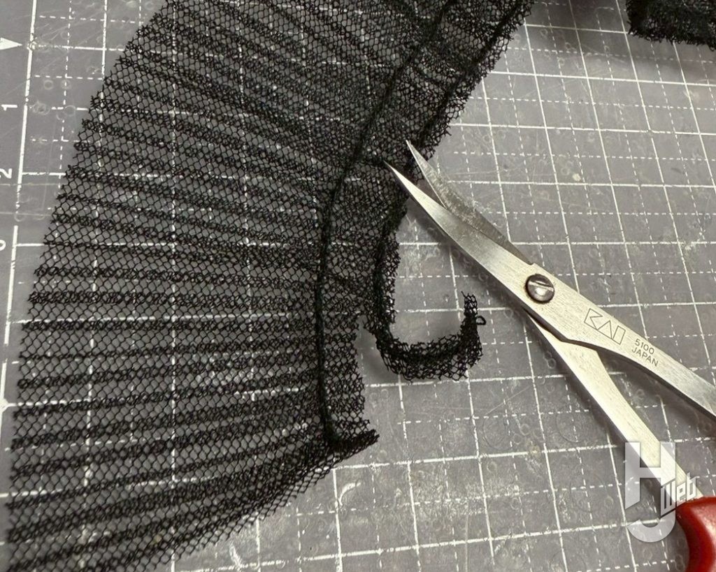 プラモデルの衣装製作の画像その6