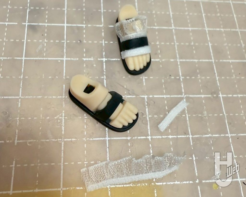 プラモデルの衣装製作の画像その12