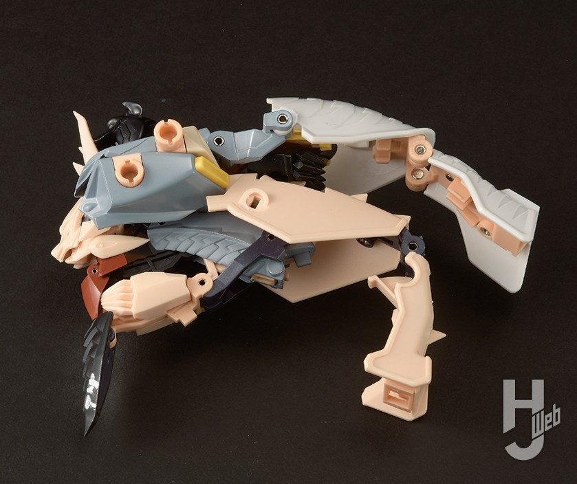 「超合金魂GX-119-龍虎王/虎龍王」虎王機変形ギミック3