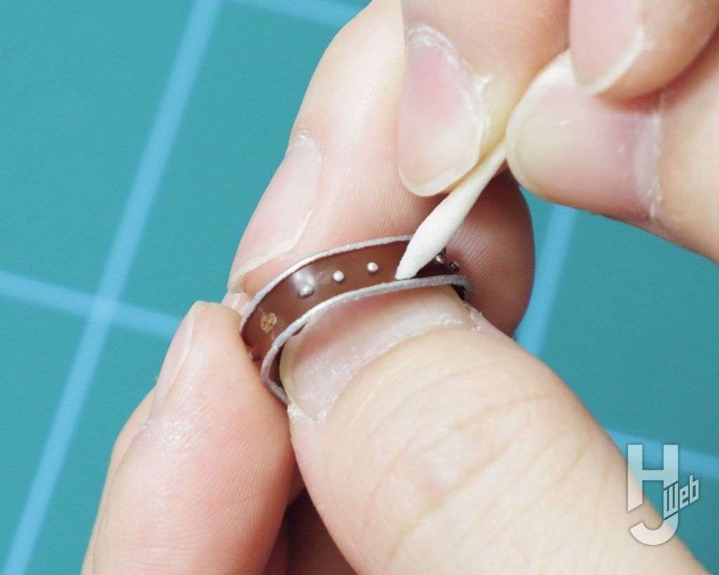 クラウド・ストライフのプラキットの武器パーツの製作の画像その5