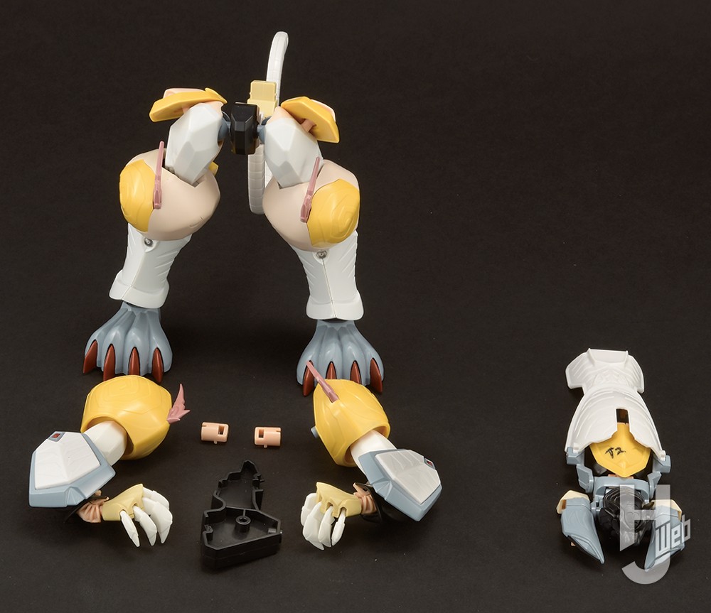 「超合金魂GX-119-龍虎王/虎龍王」虎王機分解状態