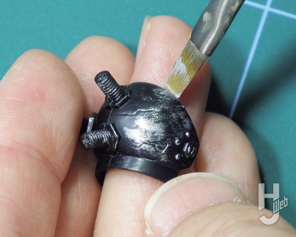 クラウド・ストライフのプラキットの武器パーツの製作の画像その9