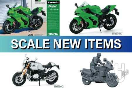 モンモデル製「カワサキ Ninja ZX-10RR」から、Mach3models「トップライダー」まで新作バイクキットをご紹介！