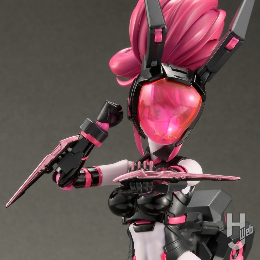 ヴィオ・ザ・ラビットのプラモデルのアップ画像その1