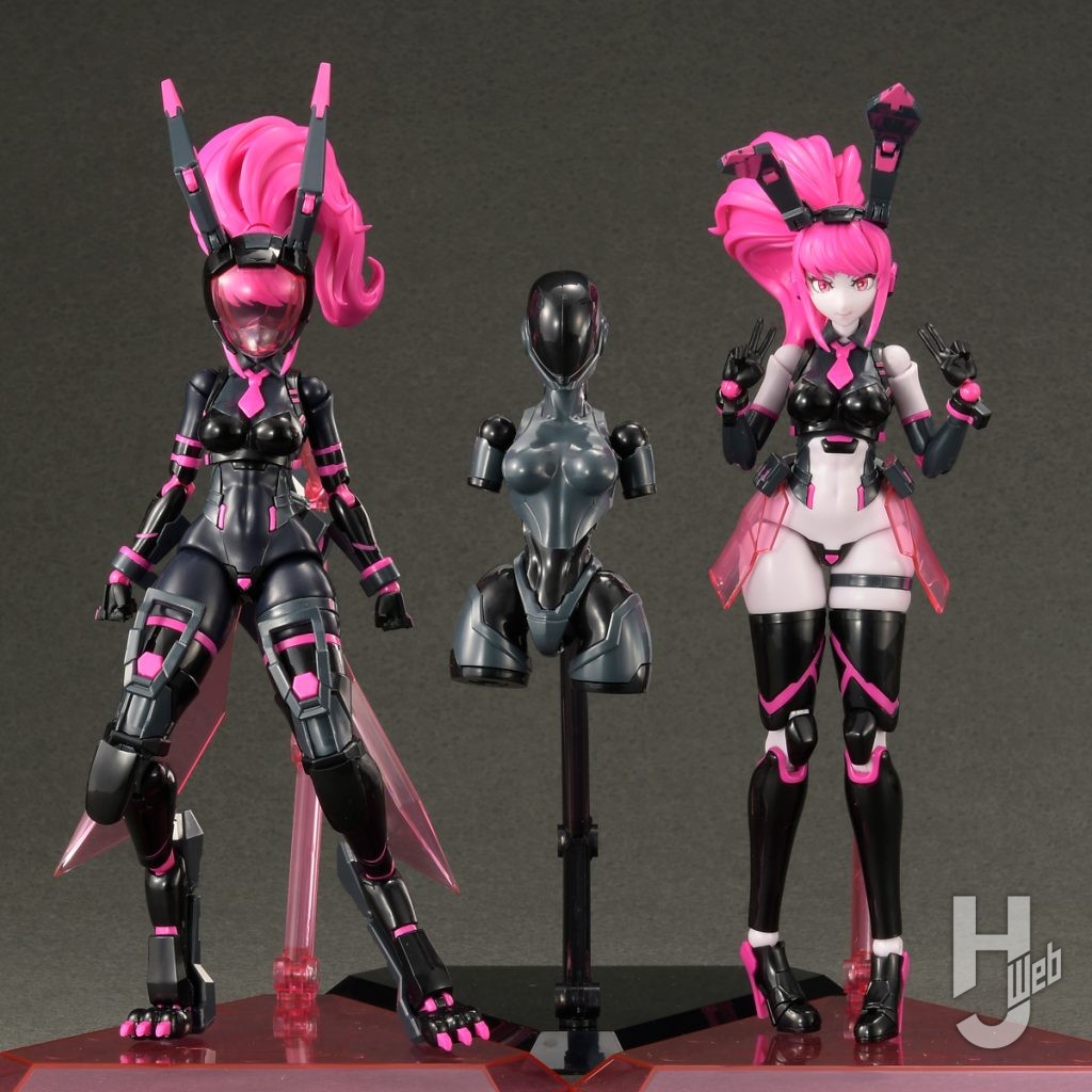 ヴィオ・ザ・ラビットのプラモデルのセット内容の画像