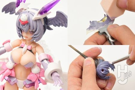 年末年始でできる?! プロモデラーの“メイクスポンジ塗装術”にHJスタッフが挑戦！「PUNI☆MOFU シャオ」の深みのある色調、大人っぽく仕上げてみる！【メガミデバイス】