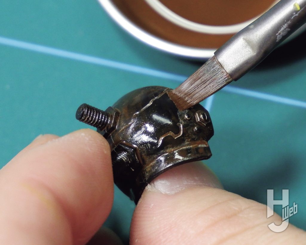 クラウド・ストライフのプラキットの武器パーツの製作の画像その7