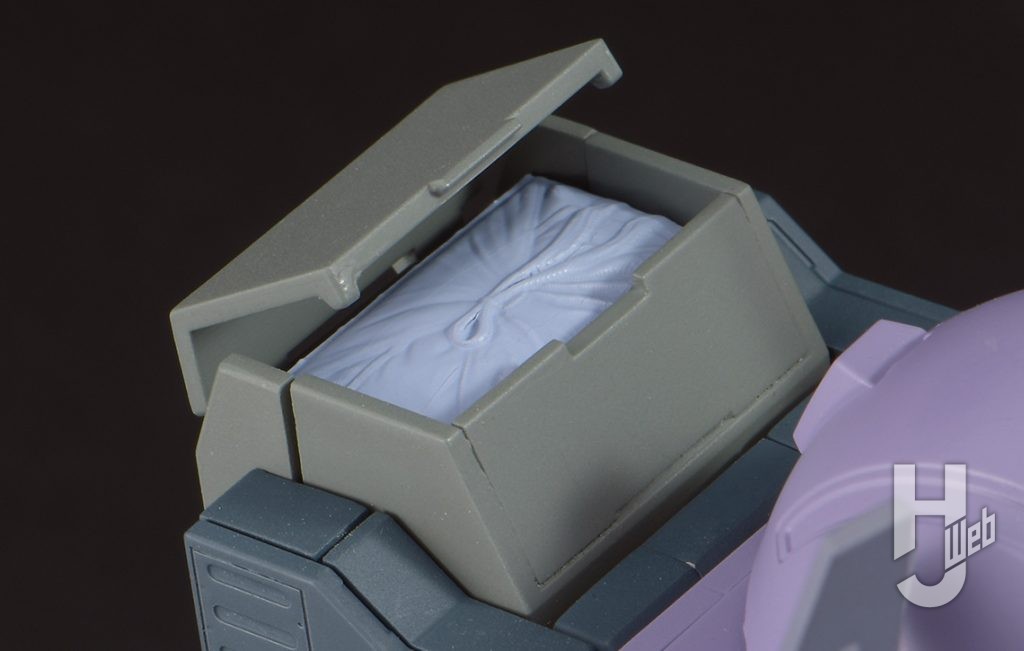 スコープドッグメルキア軍装備　パラシュートザック装備時　パラシュート部分拡大