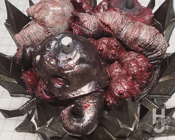 清水圭製作のガッツのプラモデルの製作の画像その6