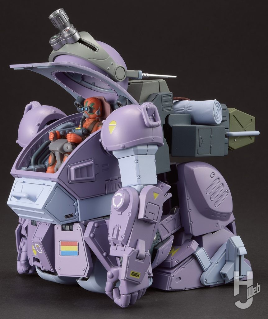 スコープドッグメルキア軍装備　パラシュートザック装備時　降着状態