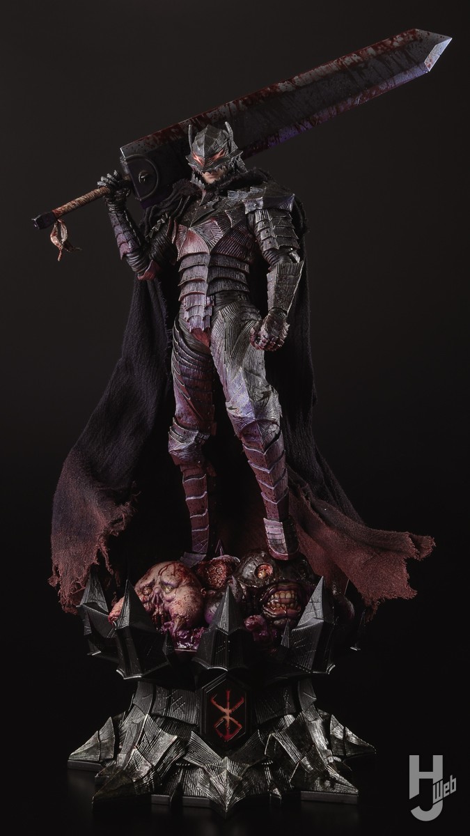 最新プラキット「ガッツ 狂戦士の甲冑 “怒り”」を4人のペイント