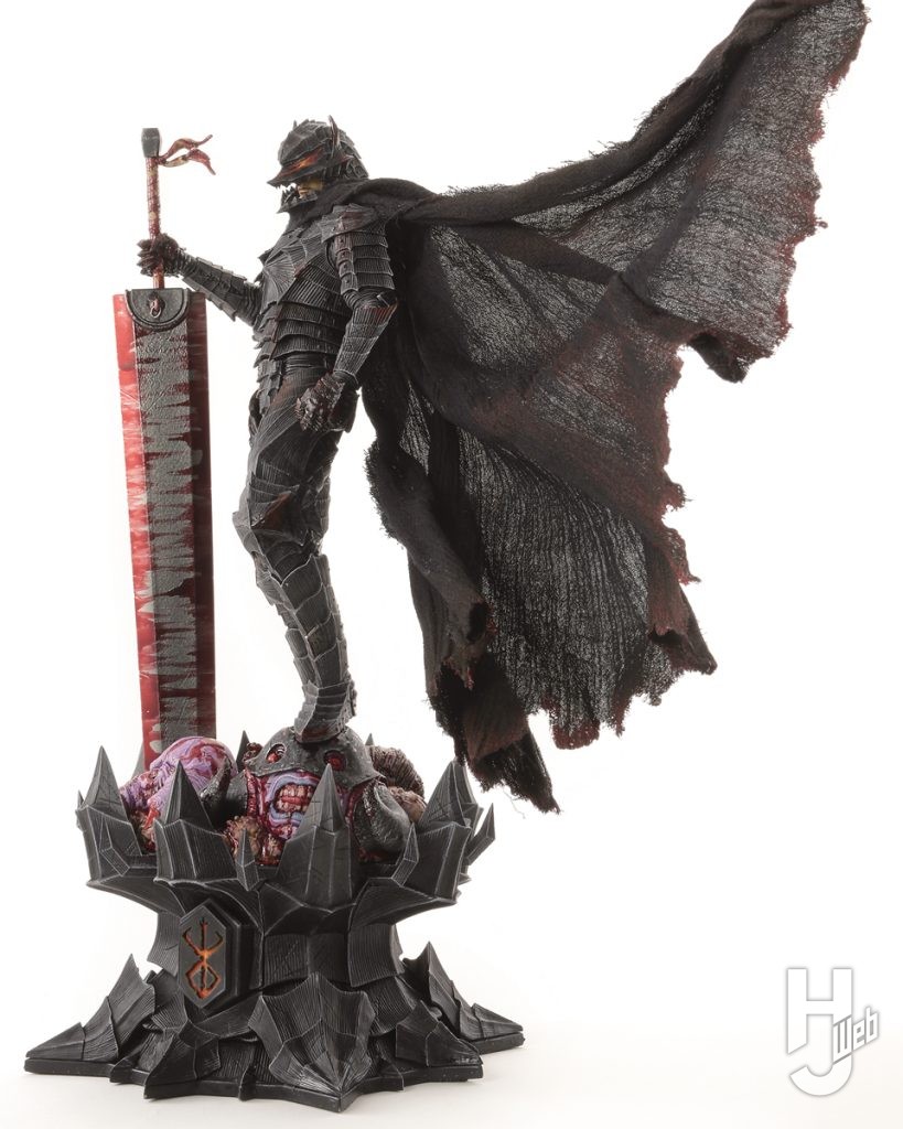 林哲平製作のガッツのプラモデルの全体画像