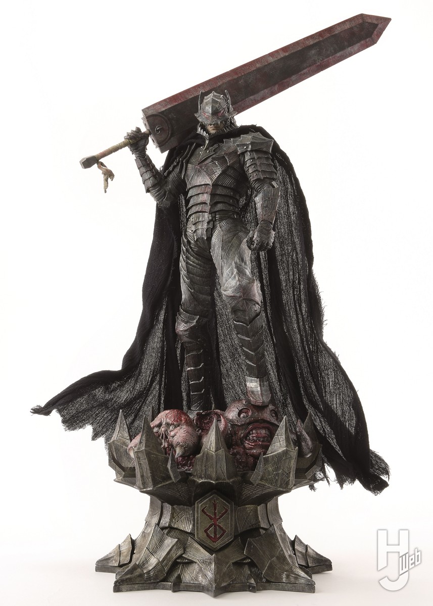 KING BEE KNIGHT CE-04 ディテールアップ頭部付き　最終値下げ 清水圭が筆塗りで甲冑の深い金属光沢を表現。プラキット「ガッツ 狂