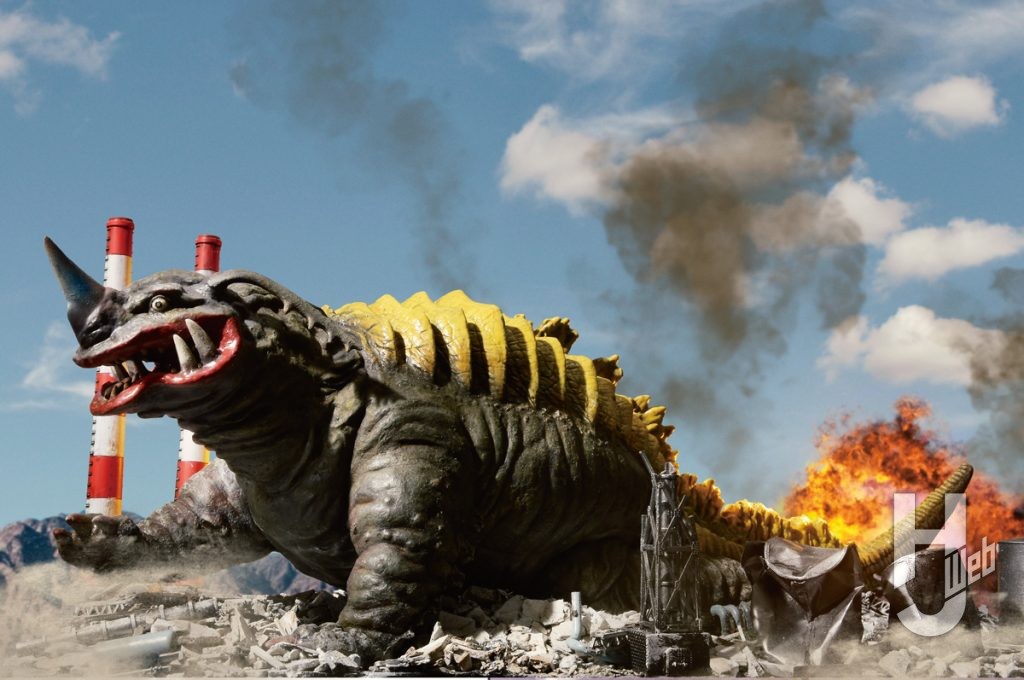 ビリケン商会ネロンガ 特撮