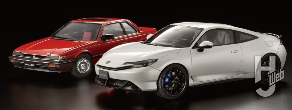 Honda プレリュード（BF1）と本誌2025年12月号掲載の2代目プレリュードとのツーショット