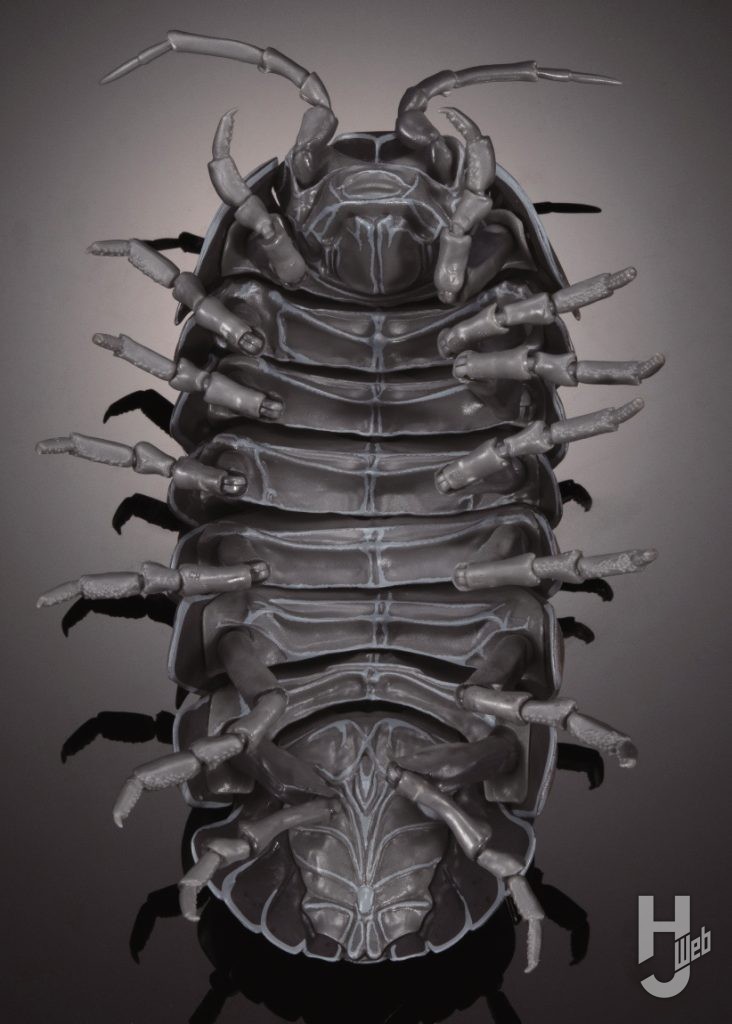 ダンゴムシのカプセルトイの全体画像