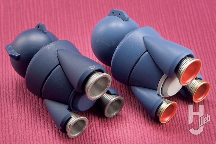 MS-09 リック・ドム ガイア機/オルテガ機
3連バーニアの製作過程1