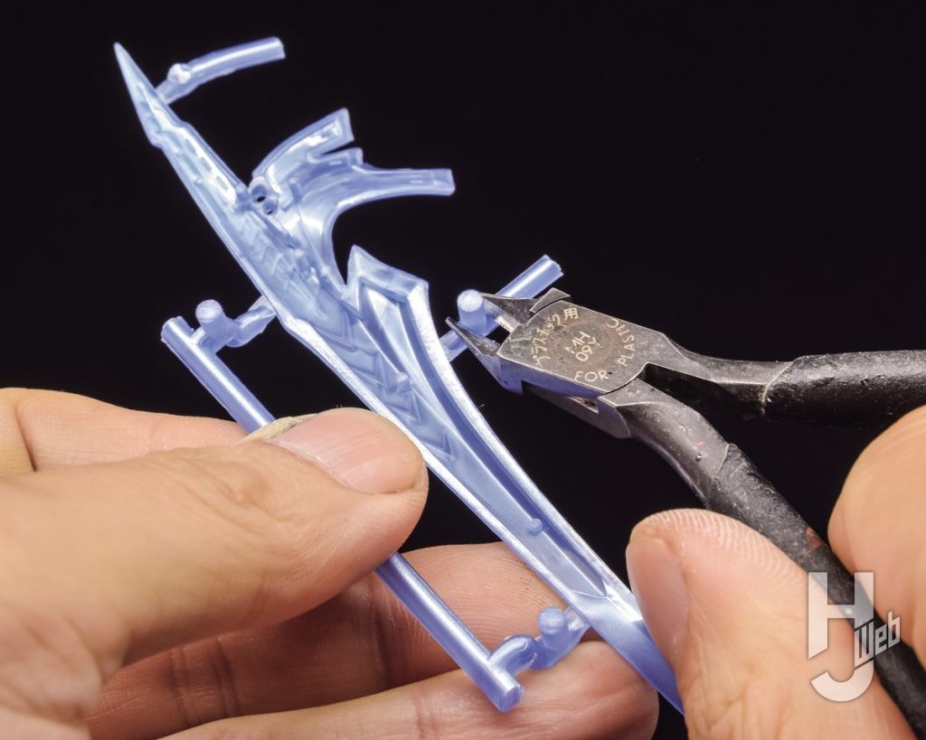 ゲートシオンマーク3のプラモデルの切り出しの画像その3