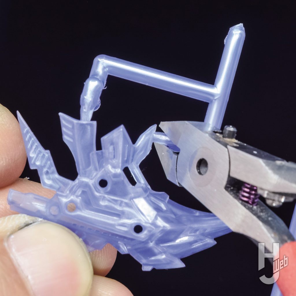 ゲートシオンマーク3のプラモデルの切り出しの画像その7