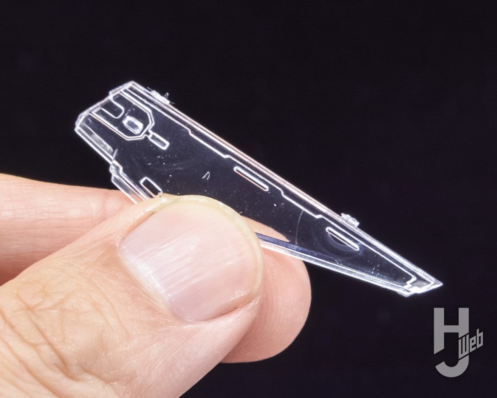 プラモデルのクリアパーツ切り出しの画像その1
