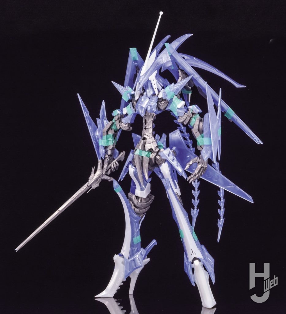 ゲートシオンマーク3のプラモデルの全体画像