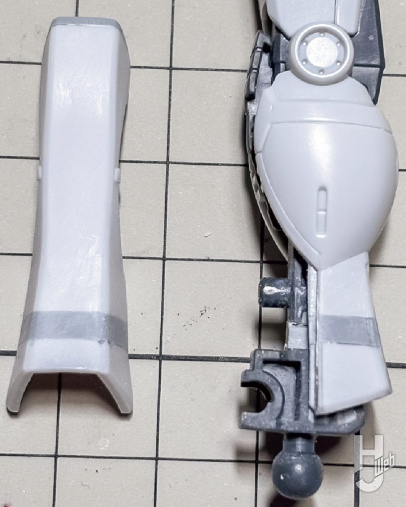 不破優製作「ジム・スループ」スネ製作中