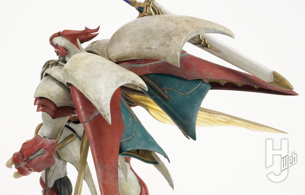 あに製作「PLAMAXヴェルビン」背面はねアップ