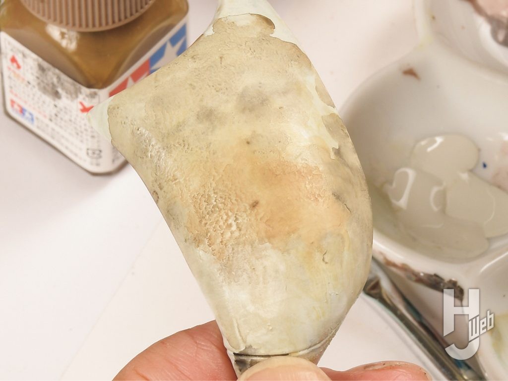 あに製作「PLAMAXヴェルビン」製作中テクスチャーの花が咲く