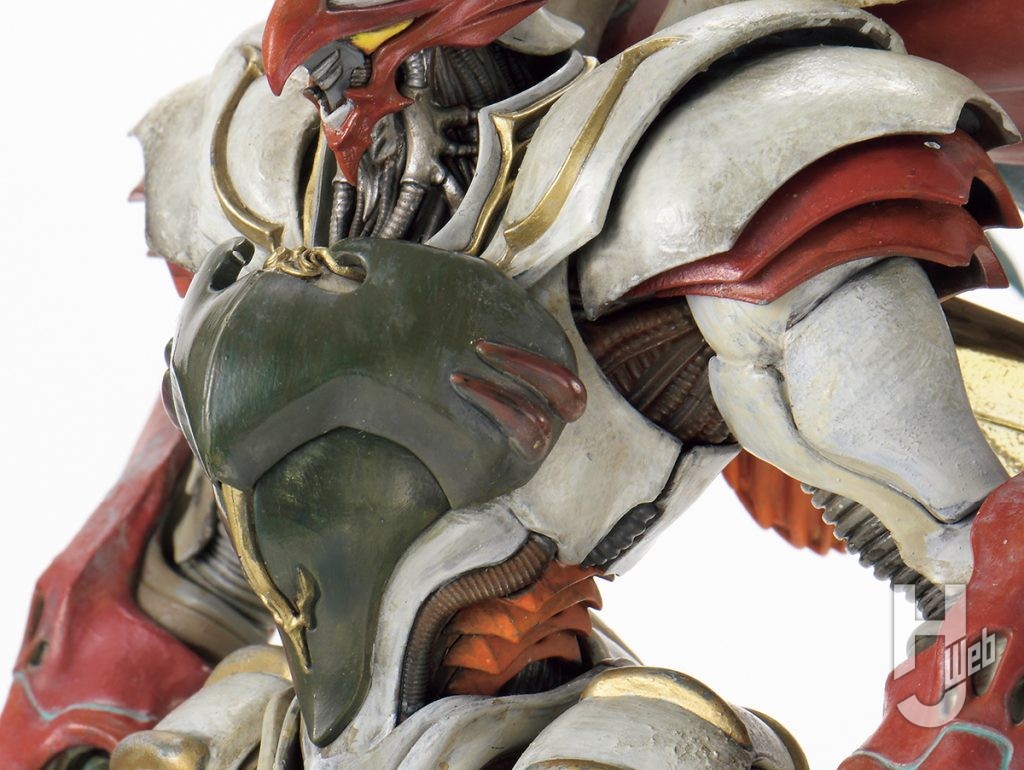 あに製作「PLAMAXヴェルビン」胸部アップ