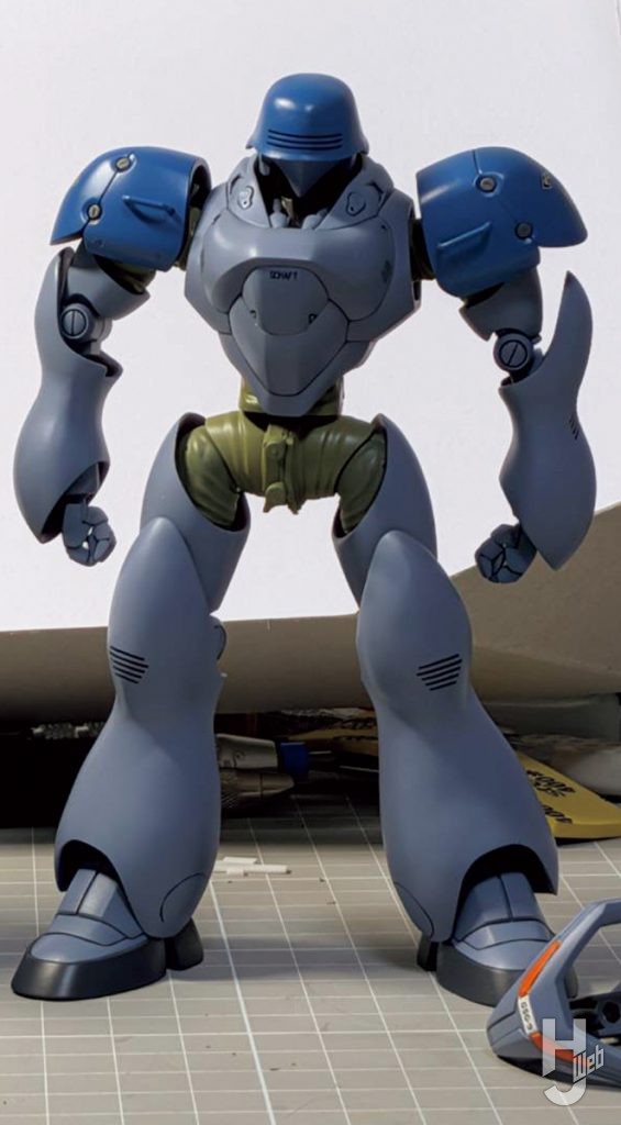 中安俊二製作「TYPE-7 ブロッケン GSG-9 Ver.」製作中