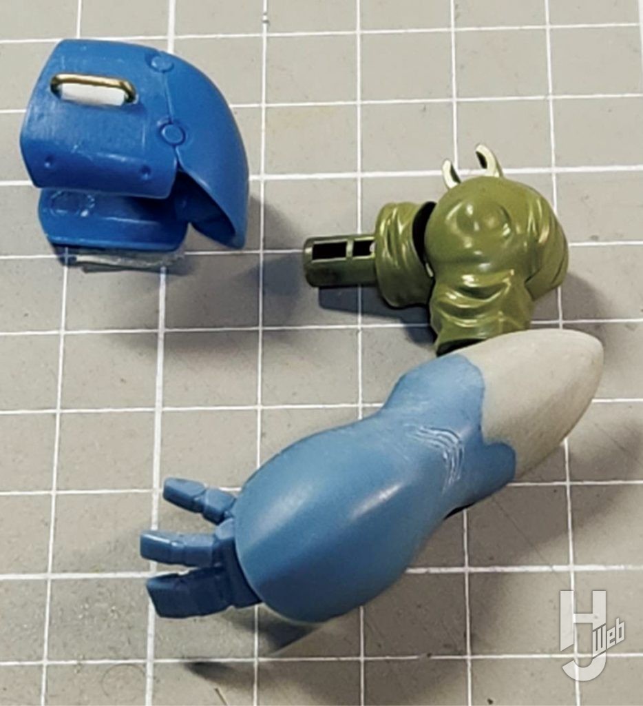 中安俊二製作「TYPE-7 ブロッケン GSG-9 Ver.」腕製作中