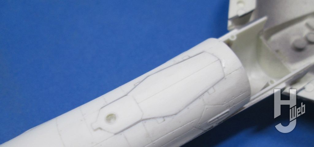 渡辺圭介製作「VF-0Sフェニックスゴースト装備」製作途中前脚カバー