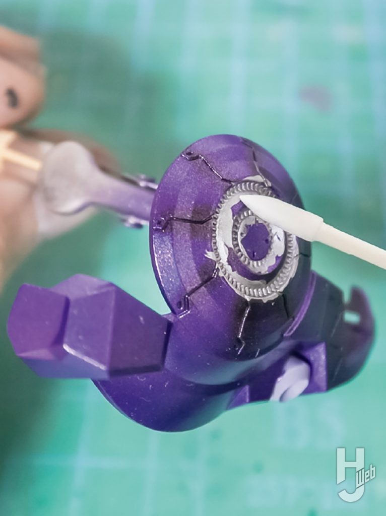 WAPスミス製作「オープンフェイス」製作途中塗り分け中