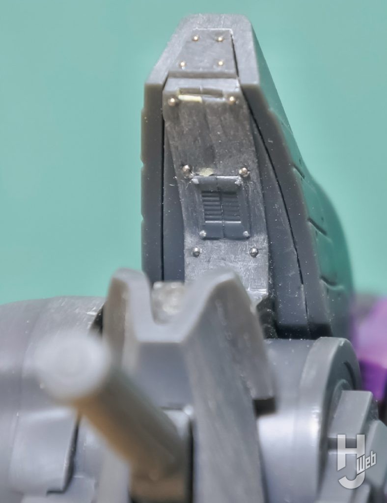 WAPスミス製作「オープンフェイス」垂直プラズマミサイル製作途中