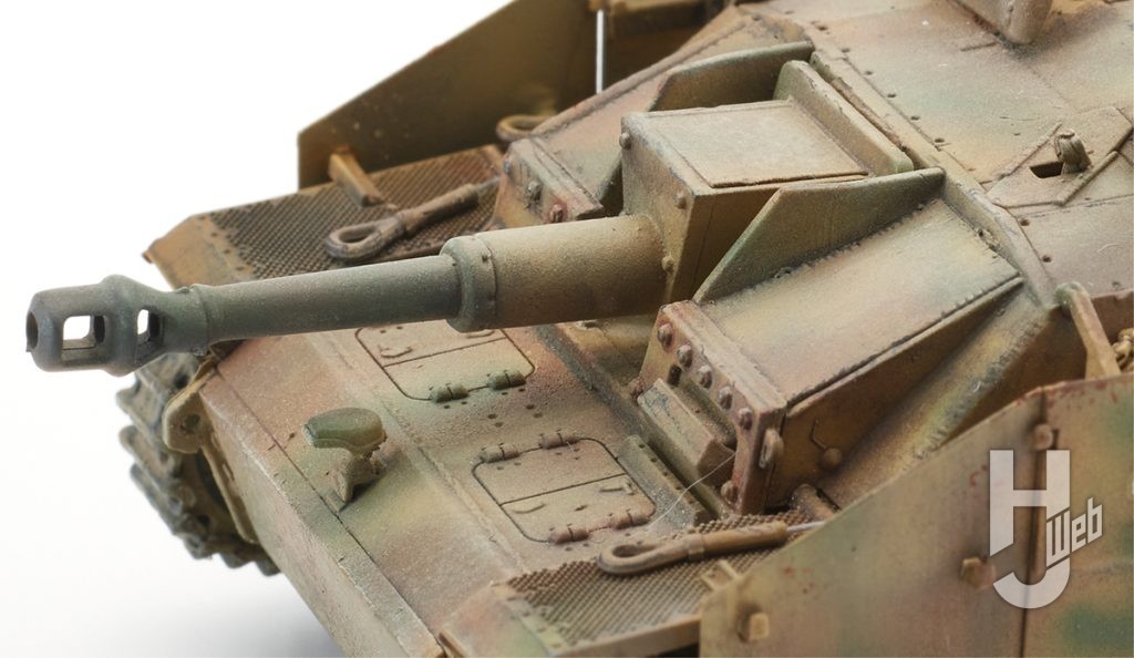 小澤京介製作「10.5cm突撃榴弾砲42 G型 中期型」砲身アップ