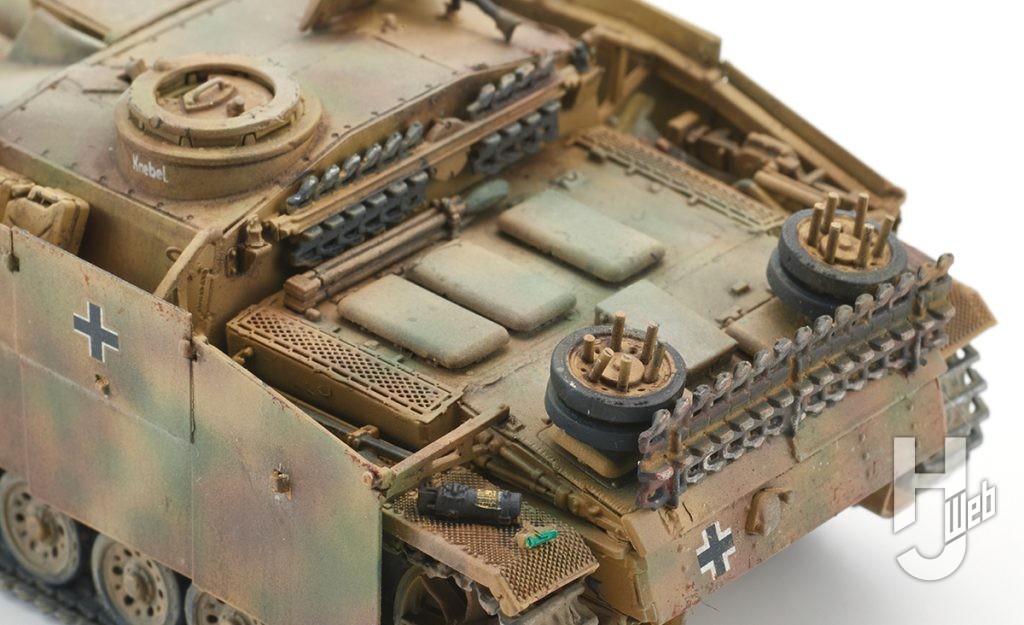 小澤京介製作「10.5cm突撃榴弾砲42 G型 中期型」車体後部