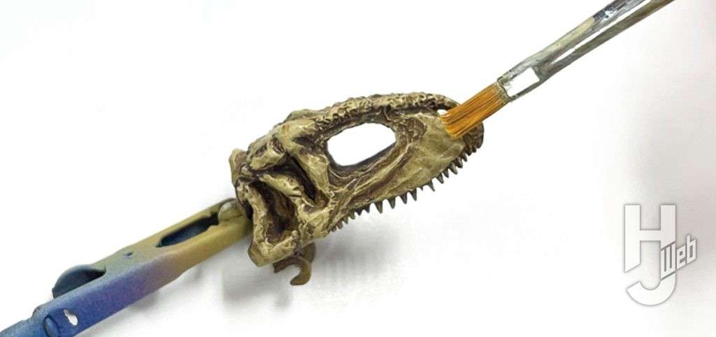 ウラベヒロト製作「ギガノトサウルス」塗装中2