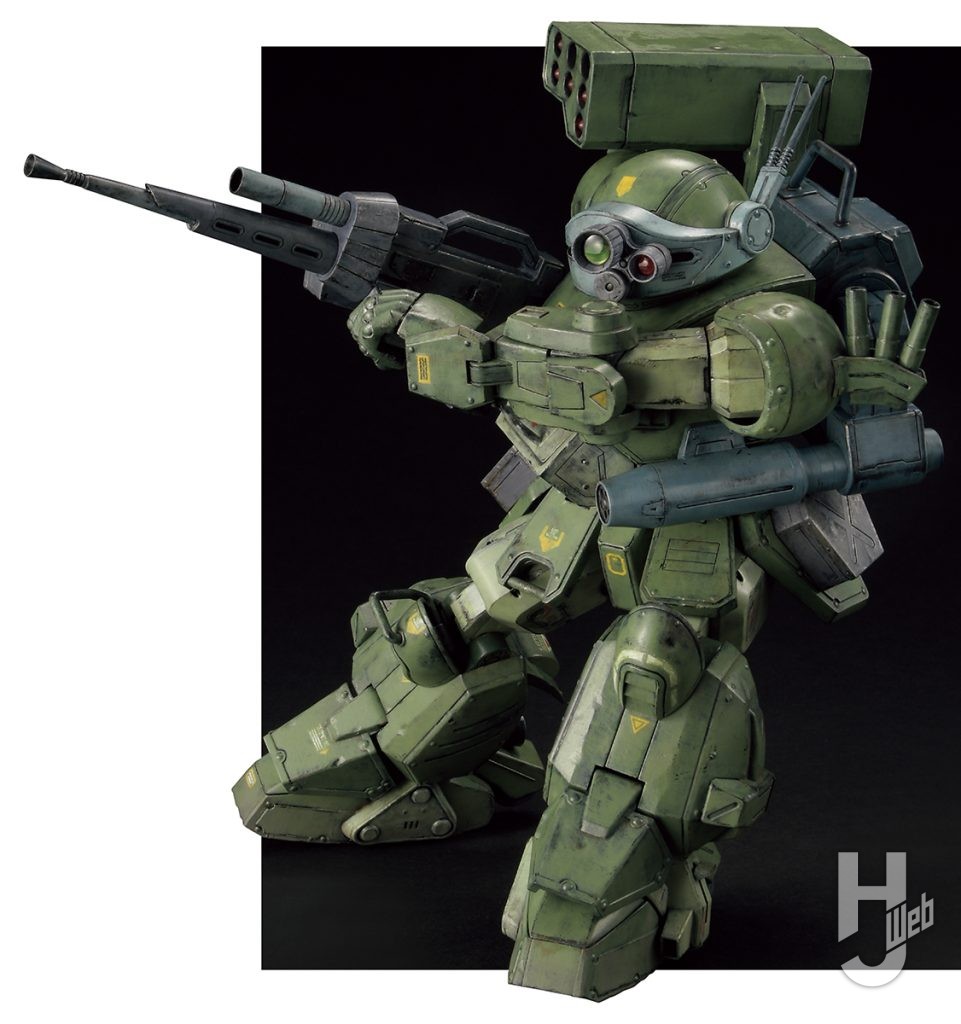 大森記詩製作「スコープドッグ-ターボカスタム［キリコ機］」ローラーダッシュポージング