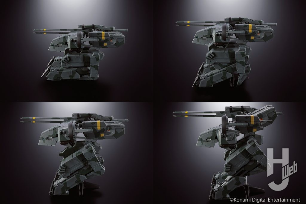 「超合金-メタルギアREX」変形ギミック