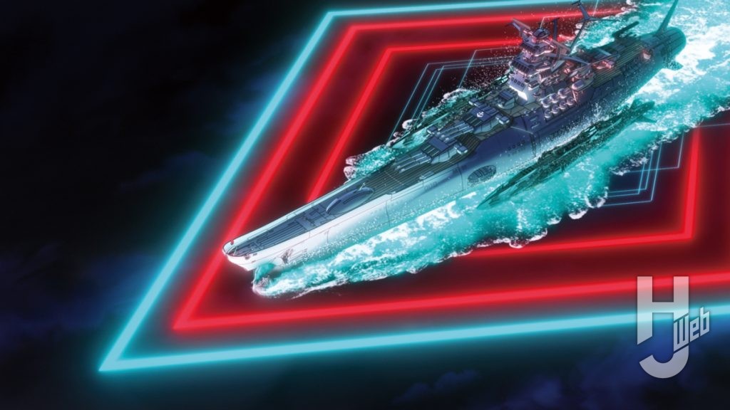 リメイク版宇宙戦艦ヤマト場面カット「次元潜航艦UX-01」多重次元震抑性リンク3