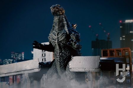 『ゴジラ×モスラ×メカゴジラ 東京SOS』のソフビ、ゴジラ（2003）とカメーバ（2003）を情景王・山田卓司がヴィネット化！ファン待望のムービーモンスターシリーズ最新作