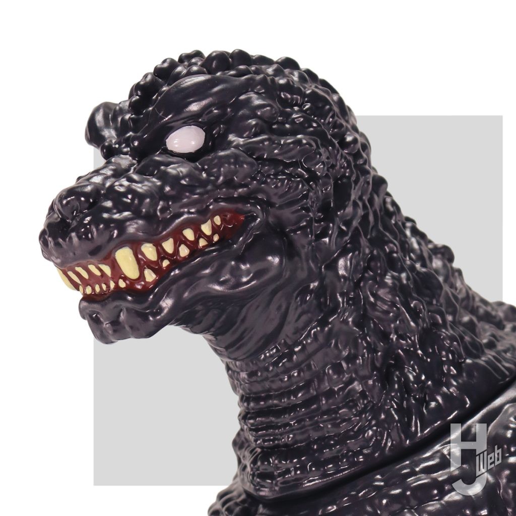 ゴジラのソフビフィギュアのアップ画像