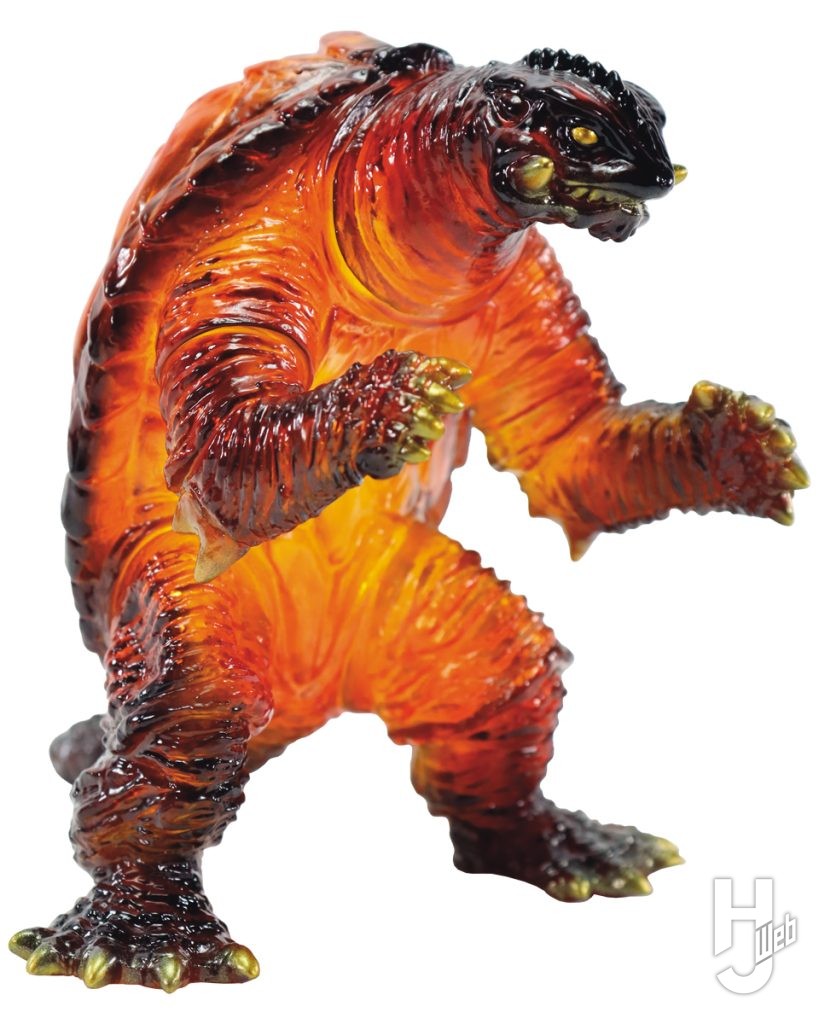 ウルティメイト・プラズマ発動前のガメラのソフビフィギュアの画像